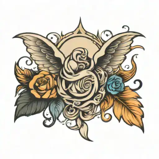 Miscarriage Symbols tattoo design idea