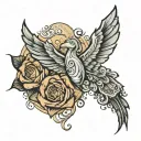 Miscarriage Symbols tattoo design idea