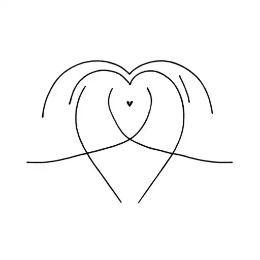 Entropy, self-love, balance tattoo design idea