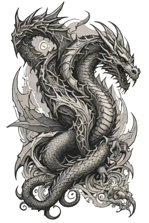 Dragon Age tattoo design idea