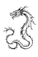 demon dragon tattoo design idea