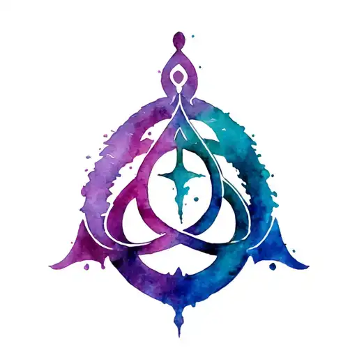 dark mark from harry potter deathly hallows tattoo design idea