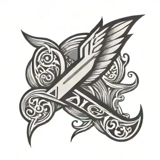 avicii logo incorporated tattoo design idea