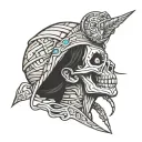 mummy tattoo design idea