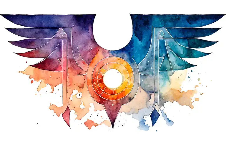 elder futhark bindrune tattoo design idea