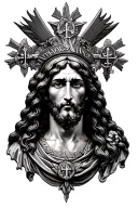 Ave Christus Rex tattoo design idea