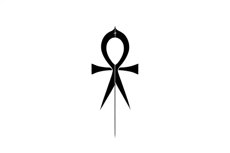 Ankh tattoo design idea