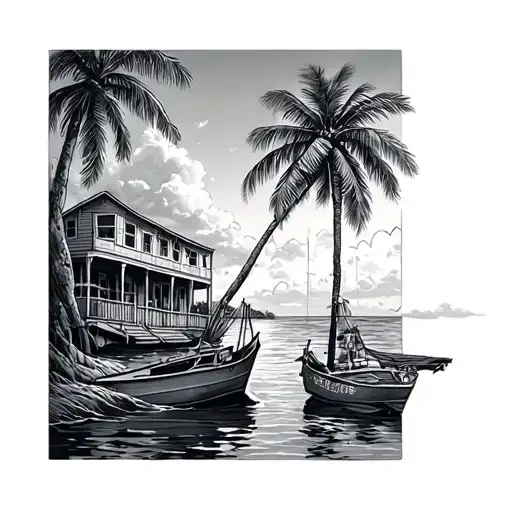 Key West tattoo design idea