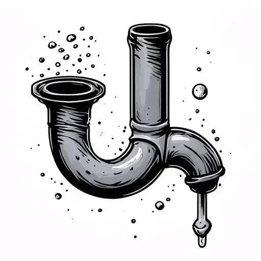 Meth Pipe tattoo design idea