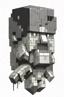 minecraft tattoo design idea