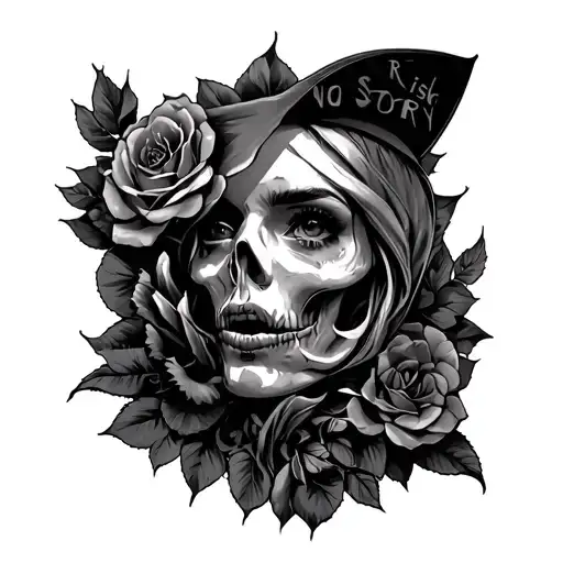 No Risk No Story tattoo design idea