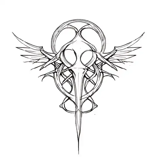 bdsm symbol combined tattoo design idea