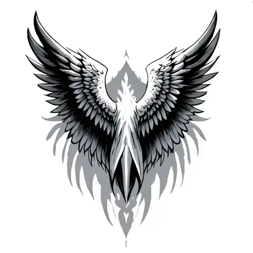 Fourth Wing tattoo design idea
