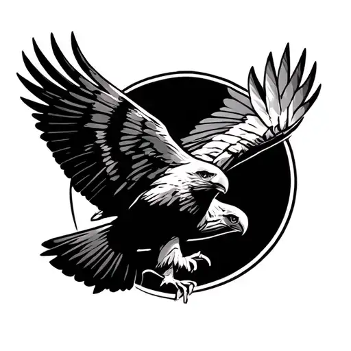 hiking bootprint red kite flying tattoo design idea