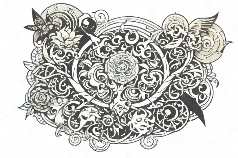 Script tattoo tattoo design idea