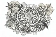 Script tattoo tattoo design idea