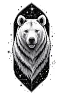 Ursa Major Constellation tattoo design idea