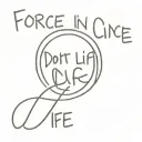 quote "for once in your life don't be afraid tattoo design idea