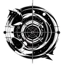 gemini aquarius constellation merging tattoo design idea