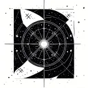 gemini aquarius constellation merging tattoo design idea