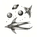 Filler Space tattoo design idea