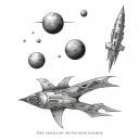 Filler Space tattoo design idea