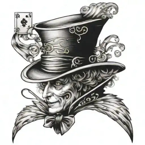 Mad Hatter tattoo design idea