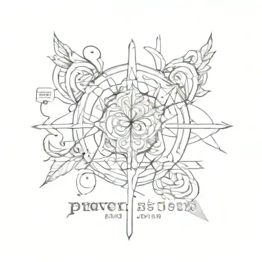 Proverbs 16:9 tattoo design idea