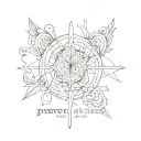 Proverbs 16:9 tattoo design idea