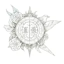 Proverbs 16:9 tattoo design idea