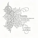 Proverbs 16:9 tattoo design idea