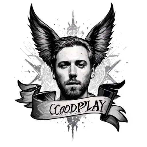 Coldplay lyric incorporated tattoo design idea