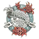 scorpions runes hand tattoo tattoo design idea