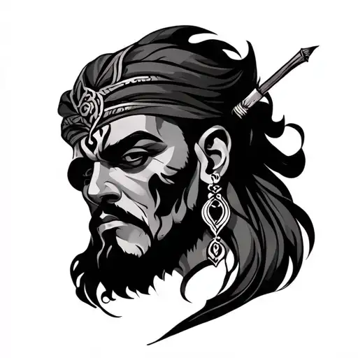 Shango tattoo design idea