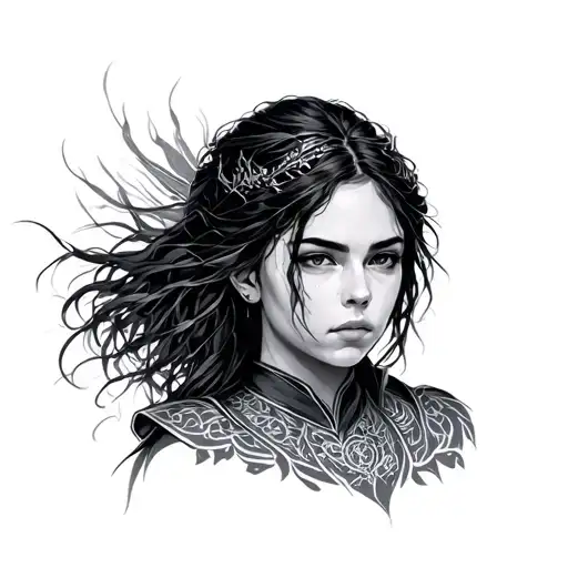 Arya tattoo design idea