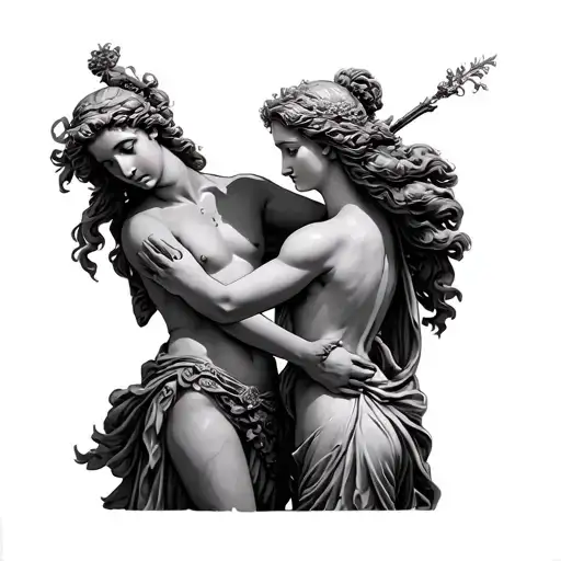 achilles and aphrodite tattoo tattoo design idea