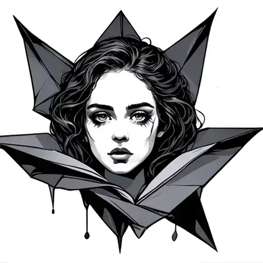 silence hurts, kills, origami, for women inner tie tattoo design idea