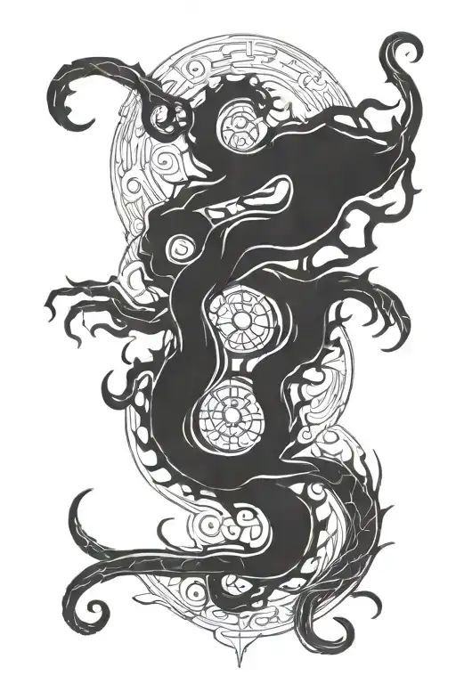 Eldritch horror arm tattoo design tattoo design idea