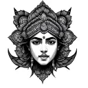 Nepali tattoo design idea