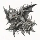 risk taker tattoo design idea