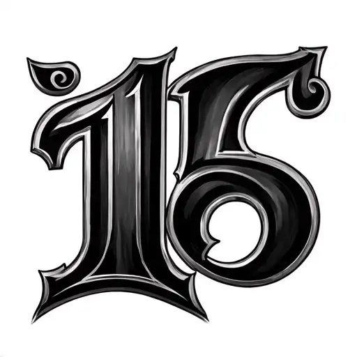 create a roman numberal number 11 and roman numeral number nine in a tattoo tattoo design idea