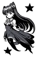 sailor moon tattoo design idea