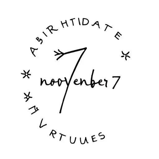 Birthdate november 7 heavenly virtues tattoo design idea