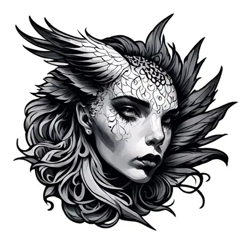 Cuckold tattoo design idea