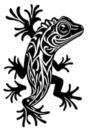gecko tattoo design idea