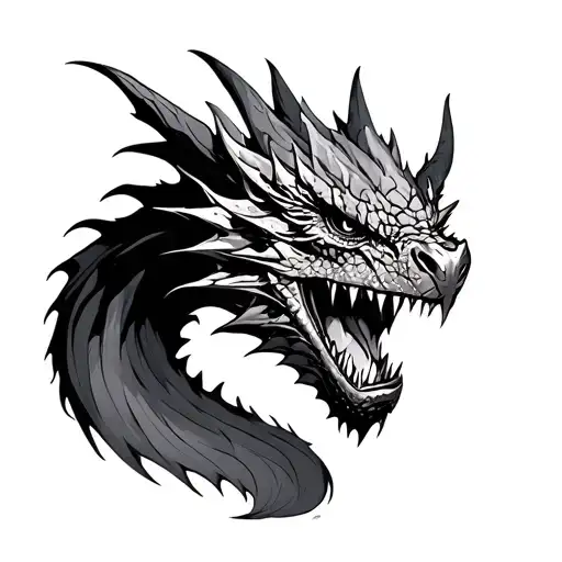 Smaug tattoo design idea