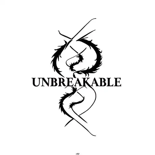 "Unbreakable" fourthwing, dragon intertwined tattoo design idea