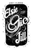 "Elsie Jill 21.05.2025" baby name and birthday date for man on forearm minimalistic  tattoo design idea
