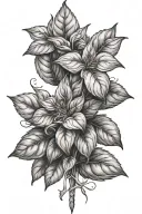 Basil tattoo design idea