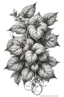 Basil tattoo design idea